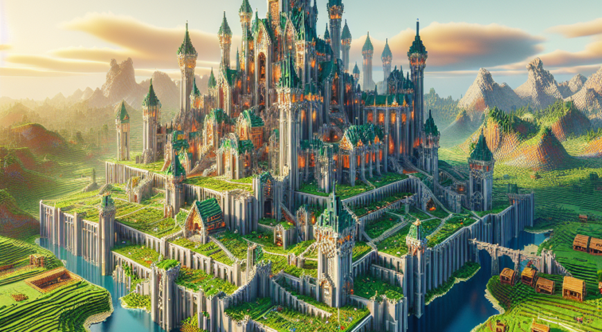 Tips dan Trik Membangun Istana Megah di Minecraft