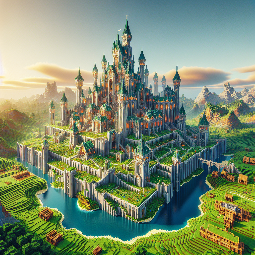 Tips dan Trik Membangun Istana Megah di Minecraft