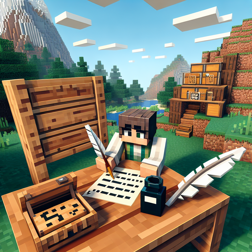 Exploring the Art of Writing in Minecraft: From Signs to Books